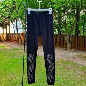 3 pairs Rhinestone leggings